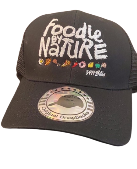 Black Foodie Trucker Hat